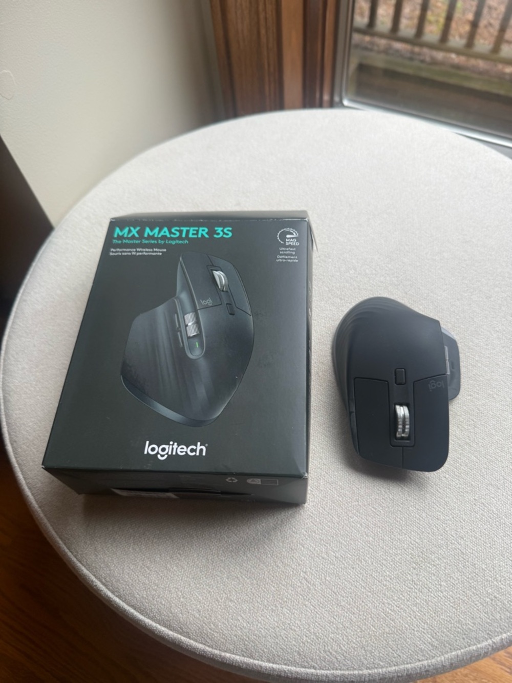 Logitech MX Master 3S Wireless Ergonomic Mouse - Black